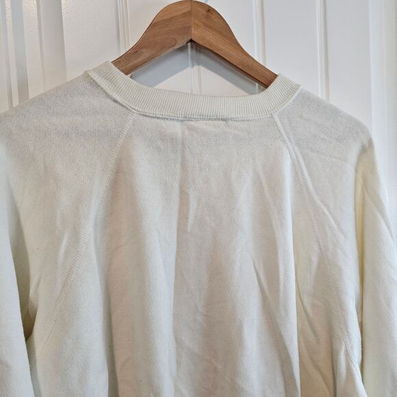 Vintage Cat Sweatshirt Women 2X White 90s Crafters Paradise Sewing Cottage Retro - Picture 10 of 12